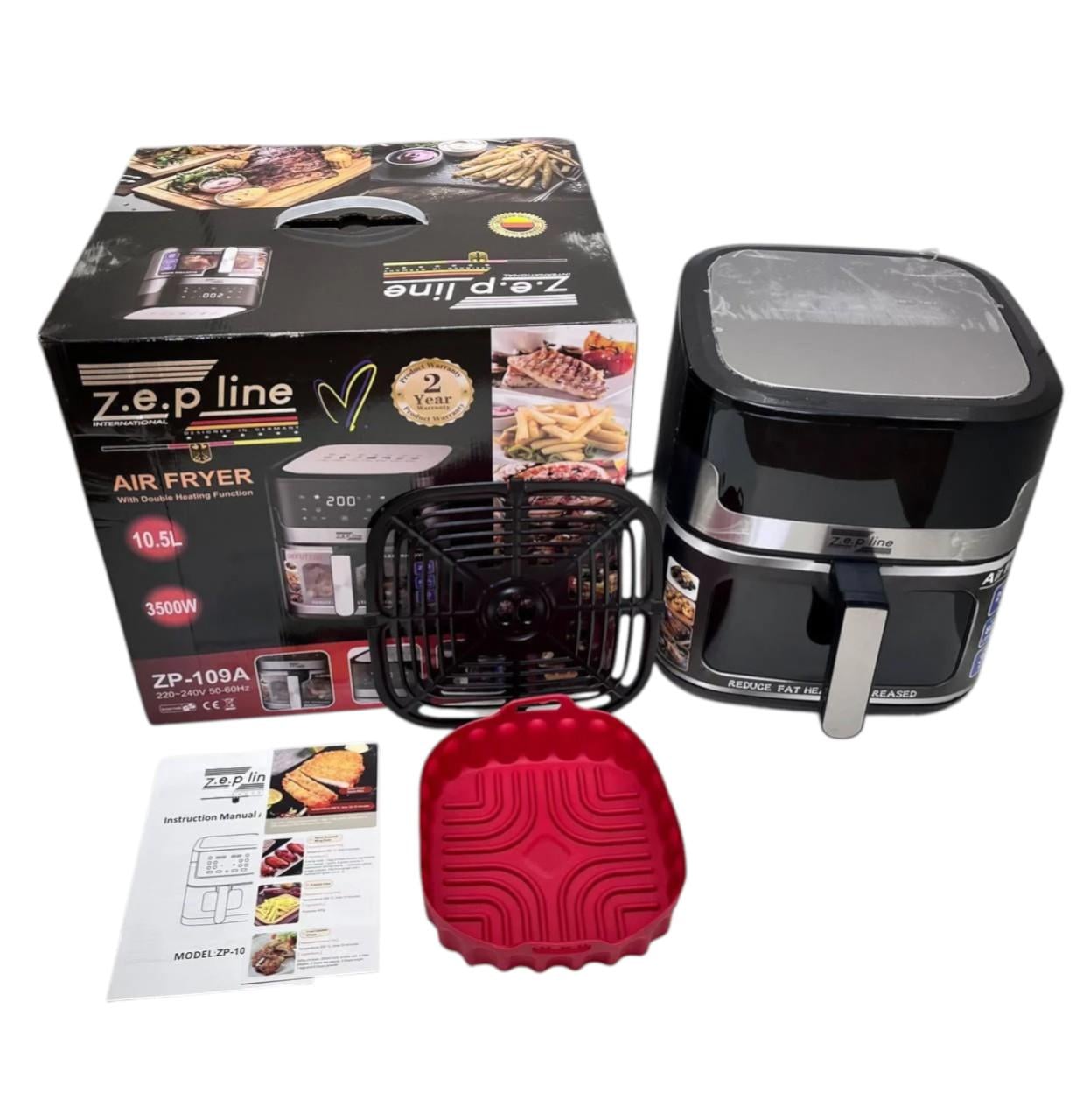 Аэрофритюрница ZepLine ZP-109A LED-дисплеем со съемной корзиной 3500 Вт (ML-04292)