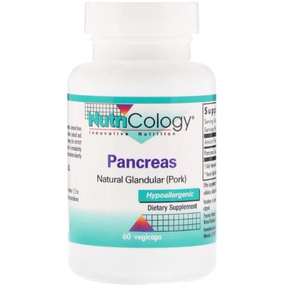 Панкреатин Nutricology Pancreas Natural Glandular 60 Caps ARG-51640
