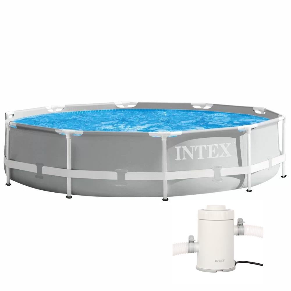 Бассейн круглый каркасный Intex с фильтром 305х76 см 4485 л