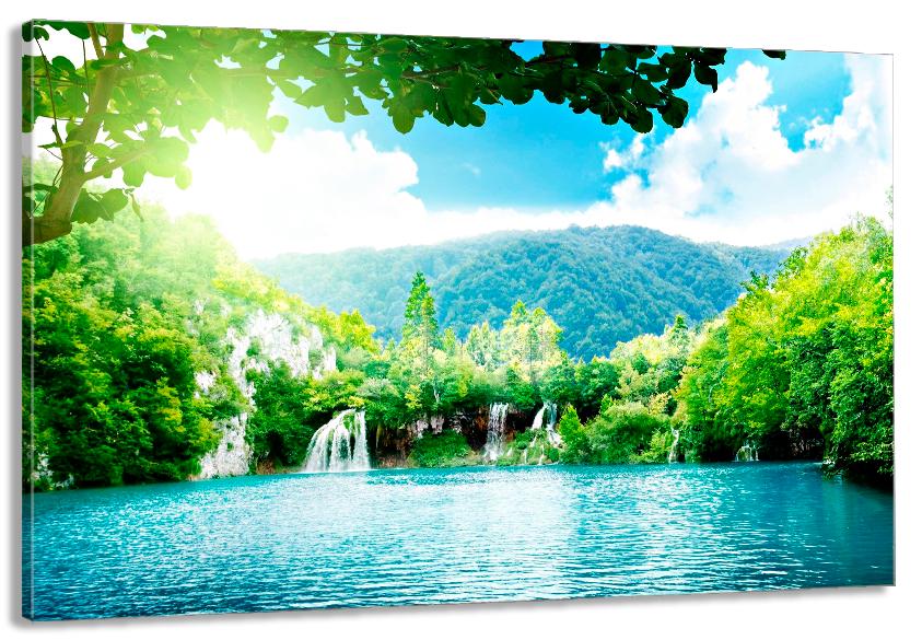 Картина на холсте в гостиную/спальню Природа 50х100 см (MLP_295)