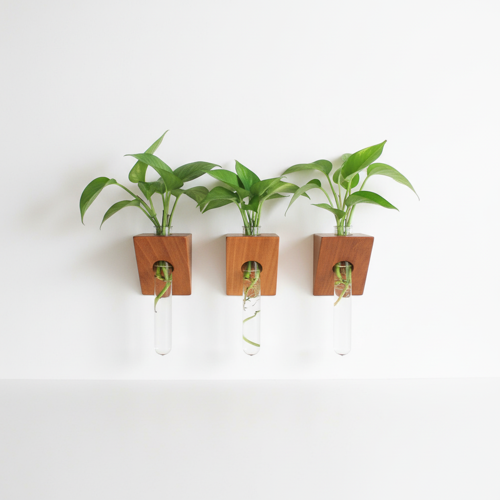 Ваза для квітів 8х7х4 см 3 шт. (l2)