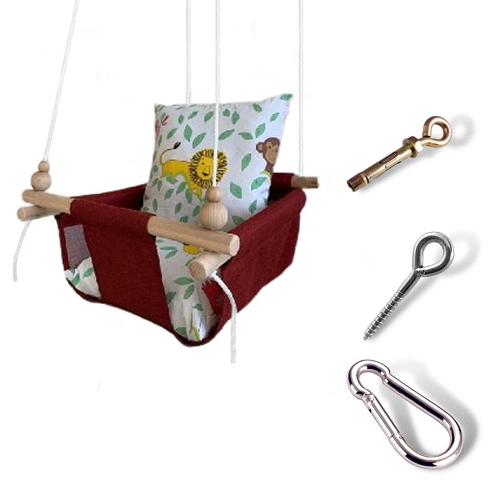 Детская качеля Infancy Африка Бордовый (10139748)