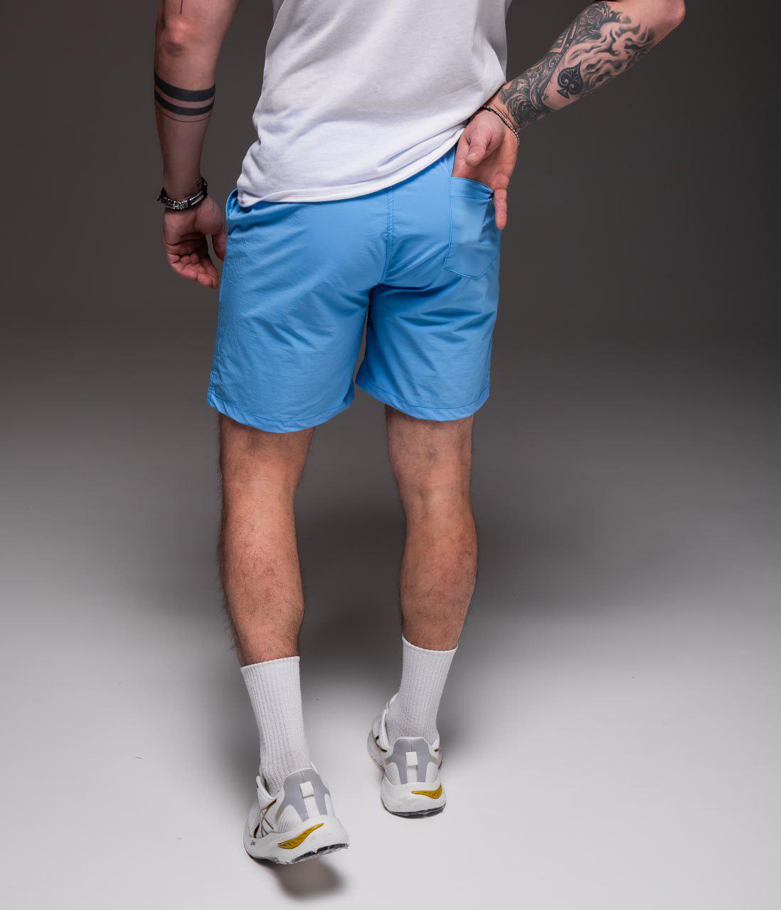 Шорты мужские Basic пляжные летние M Голубой (2031/4/2) - фото 6 Шорты мужские Basic пляжные летние M Голубой (2031/4/2) - фото 6