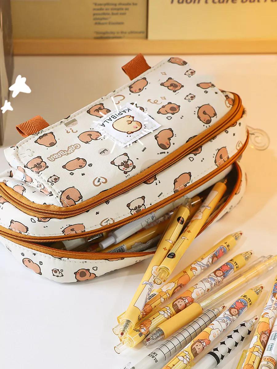 Школьный пенал-органайзер с капибарами - фото 2