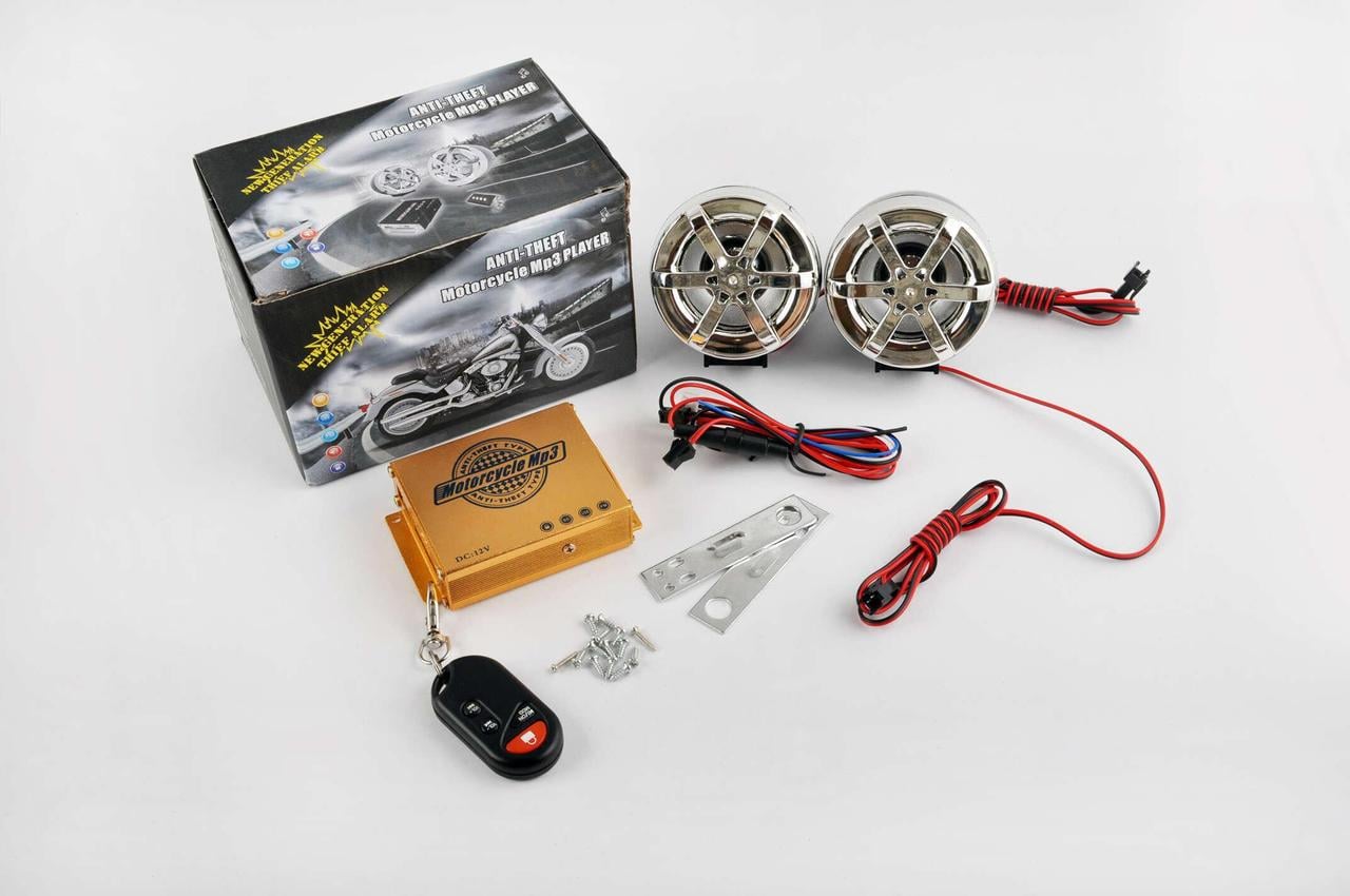 Аудиосистема 2.0 mod:908 2.5 сигнализация/МР3/FM/SD/USB/пульт управления разъем ППДУ 3K Черный (2177140855)