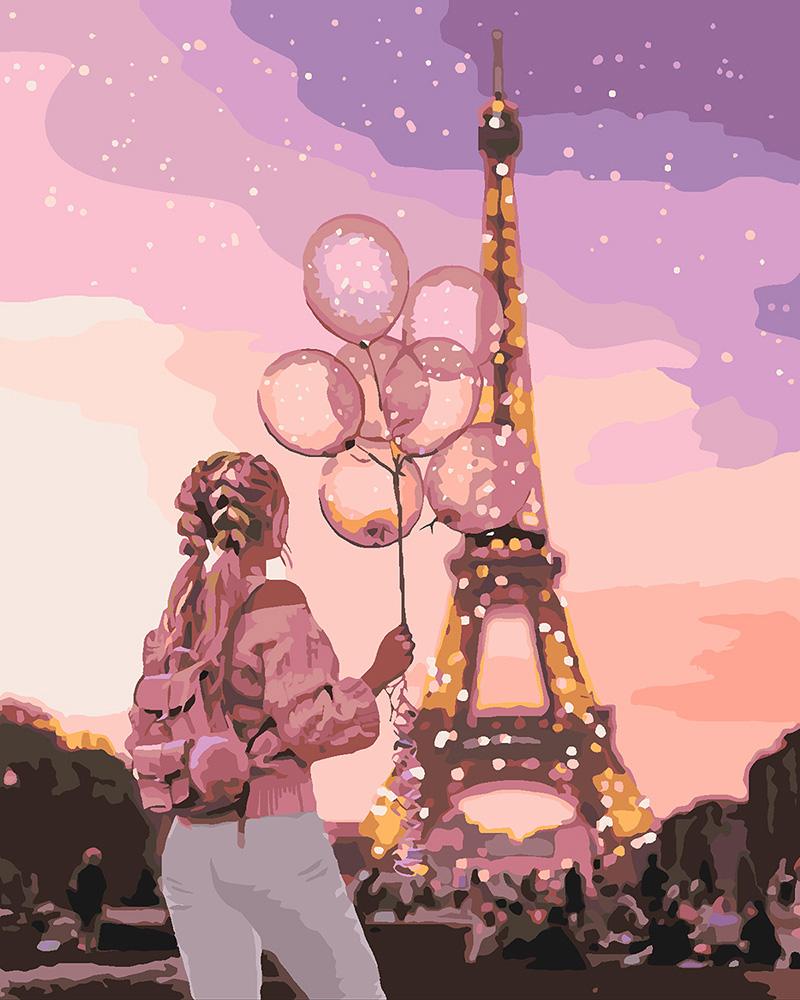 Картина по номерам Идейка "Город романтики" 40х50 см (KH4609)