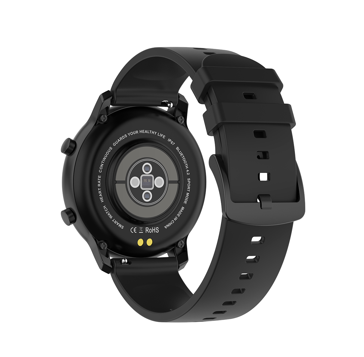 Смарт-годинник NO.1 DT89 Silicon з тонометром і пульсоксиметром Чорний (1062) - фото 3