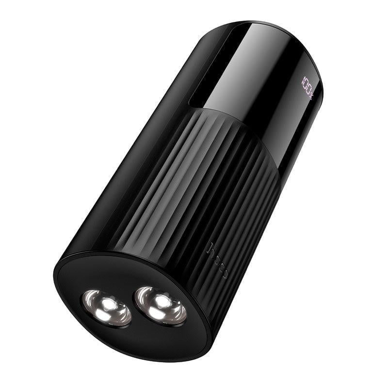 Портативное зарядное устройство с LED-дисплеем HOCO J150 20000mAh встроенный фонарик 1 x USB-A/1 x Type-C Black (24439)