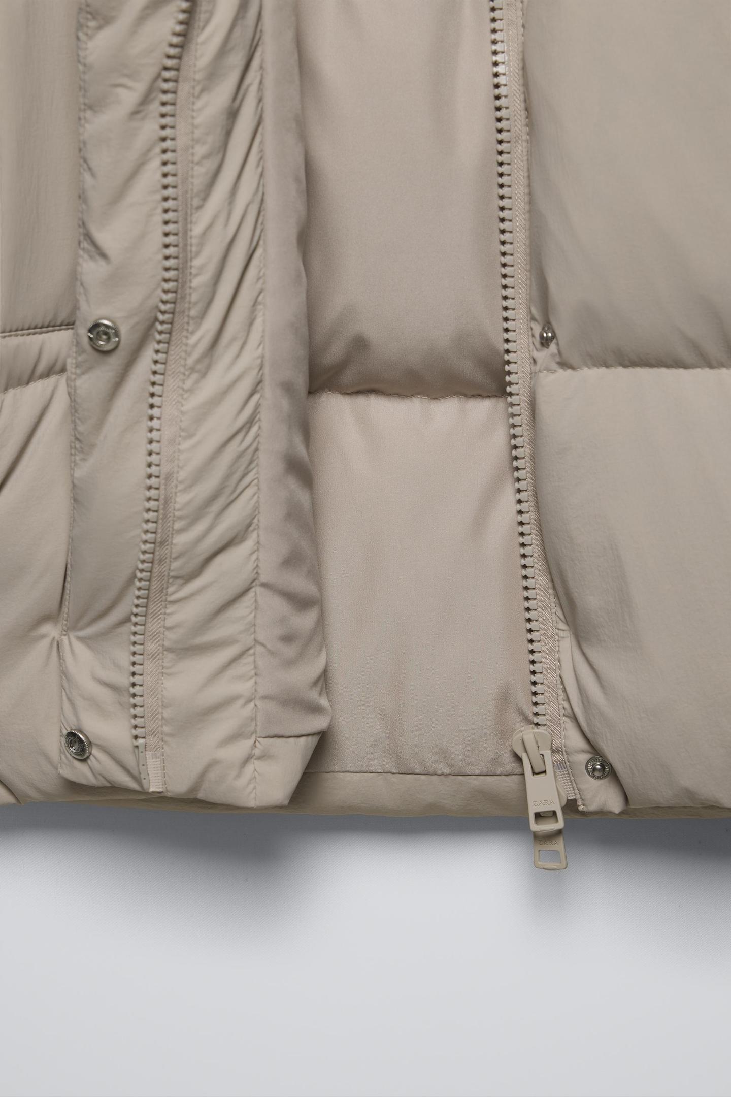 Куртка для дівчинки Zara 122 см Бежевий (0562773806) - фото 4 Куртка для дівчинки Zara 122 см Бежевий (0562773806) - фото 4