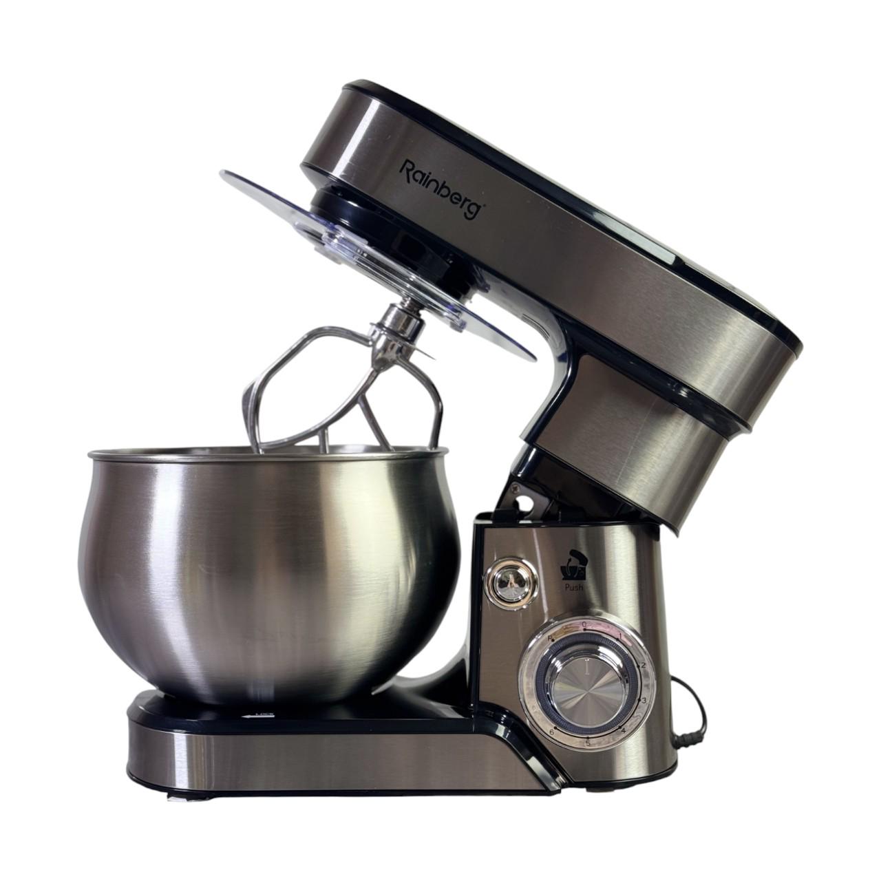 Кухонний комбайн-тістоміс Rainberg RB-8086 з вінчиками для взбивання та гаком для тіста 3800 Вт 5 л (є288) - фото 5