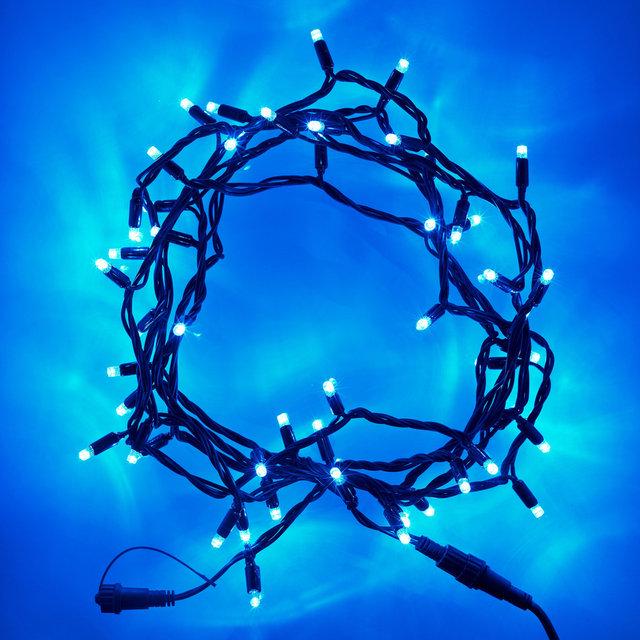 Гирлянда уличная LED нить 100 ламп 10 м Синий (41) Гирлянда уличная LED нить 100 ламп 10 м Синий (41)