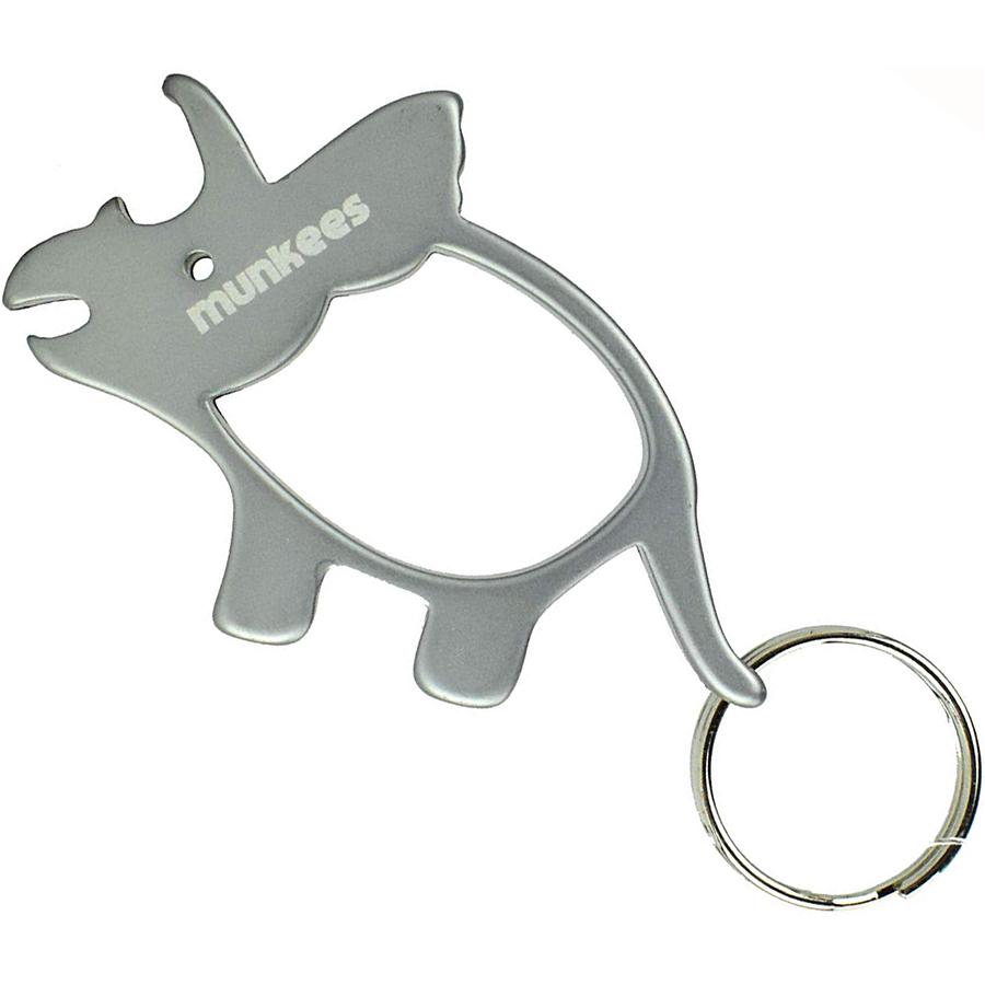 Брелок-открывашка Munkees 3474 Triceratops Grey