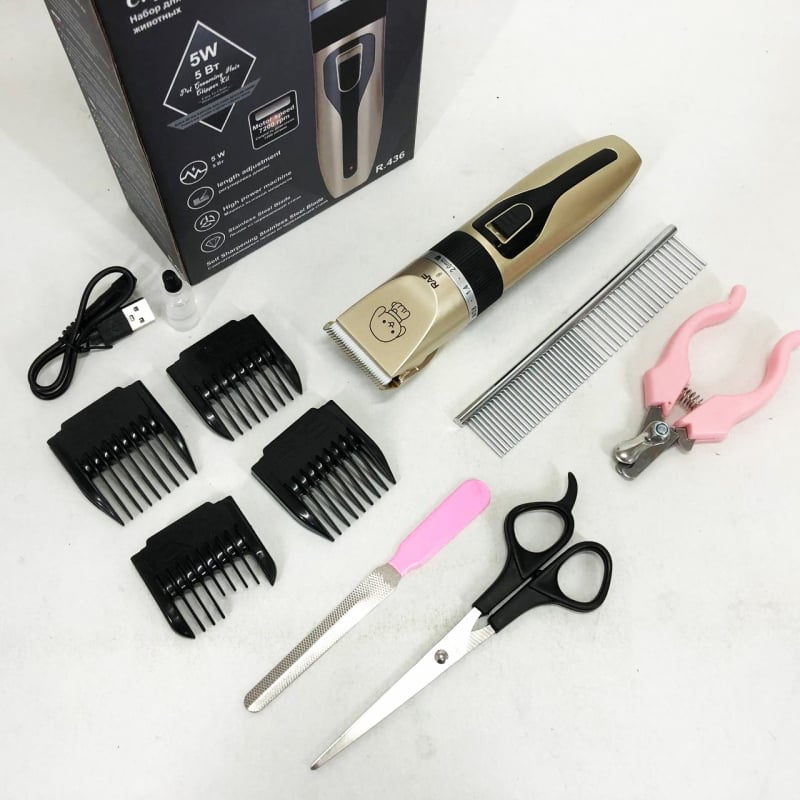 Машинка для стрижки тварин RAF R.436 8в1 Gold (tf7460) - фото 12 Машинка для стрижки тварин RAF R.436 8в1 Gold (tf7460) - фото 12