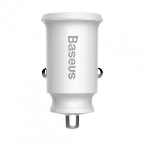 Зарядний пристрій автомобільний автомобільний BASEUS Grain Car Charger 3,1A White (CCALL-ML02) - фото 3