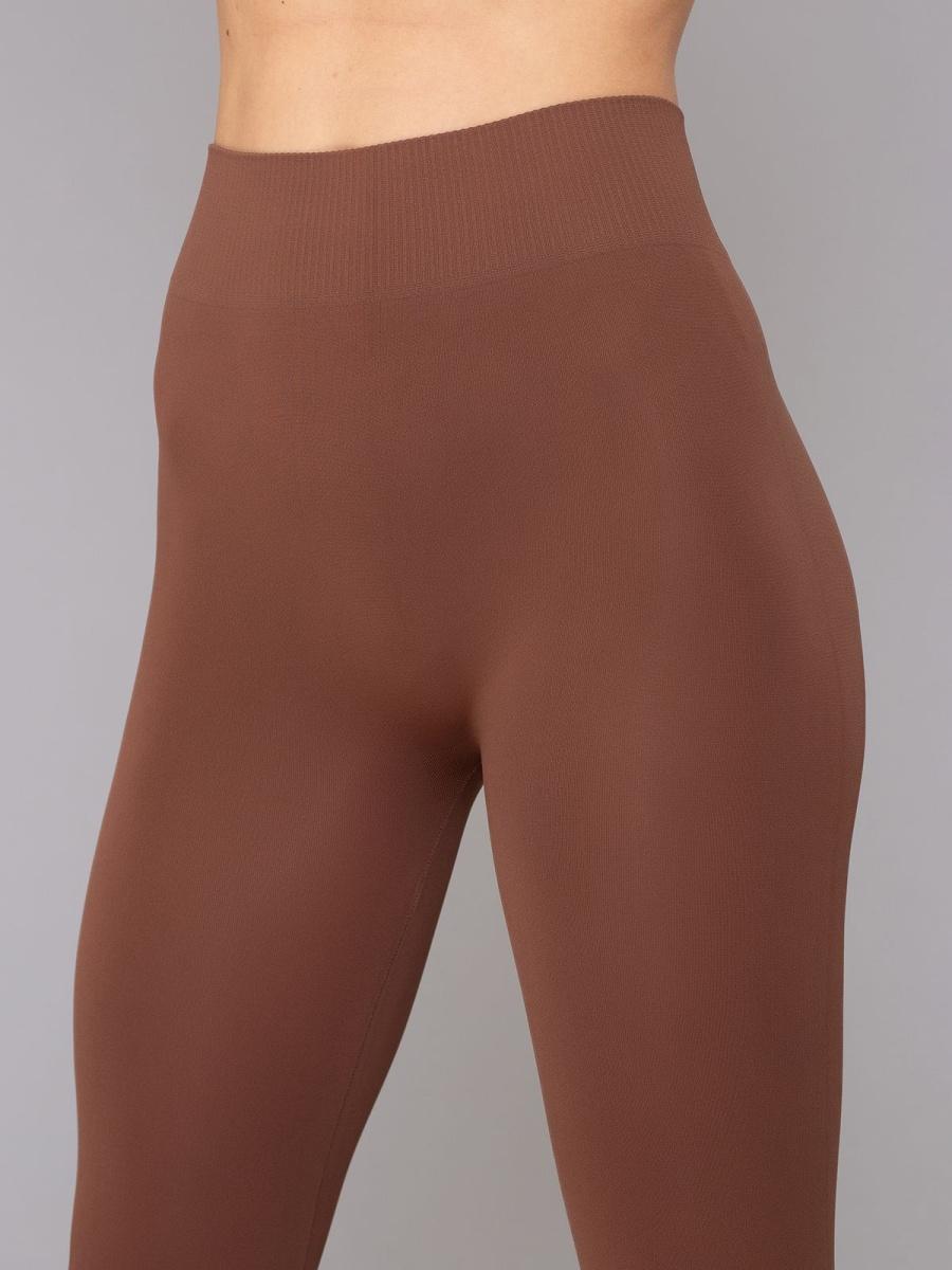 Легінси безшовні Giulia Leggings model 2 Deep Taupe жіночі з мікрофібри L/XL Коричневий - фото 4