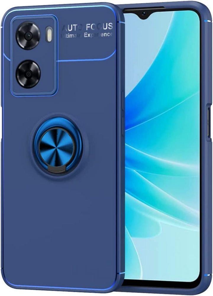Чехол с кольцом OPPO A57s Autofocus Blue (30760-28)