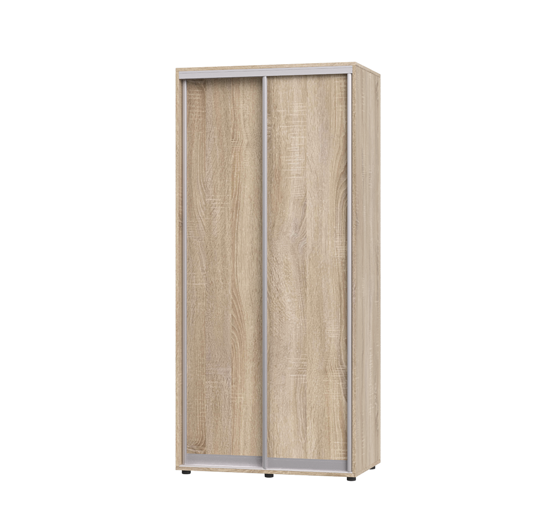 Шкаф-купе двухдверный Эверест ШК-01 100х60х220 см Дуб Сонома (06801)