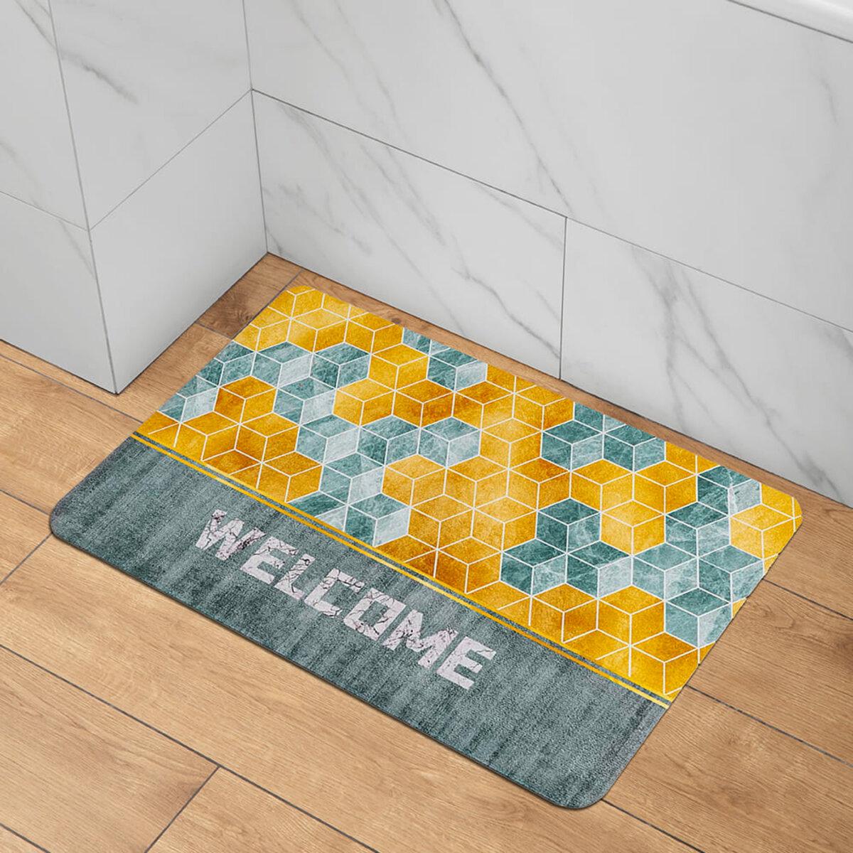 Коврик влагопоглощающий кубики Welcome 38x58 см x 3 мм D (SW-00001561) - фото 5 Коврик влагопоглощающий кубики Welcome 38x58 см x 3 мм D (SW-00001561) - фото 5