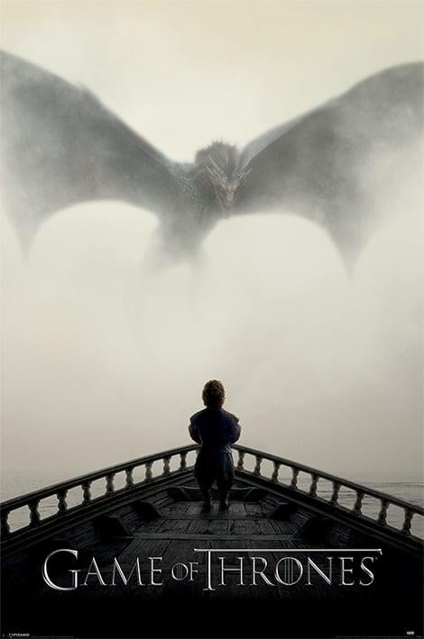 Постер плакат Игра Престолов Лев и Дракон/Game Of Thrones A Lion & A Dragon 61x91,5 см