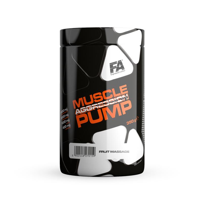 Предтренировочный комплекс Fitness Authority Muscle Pump Aggression Dragon fruit 350 g