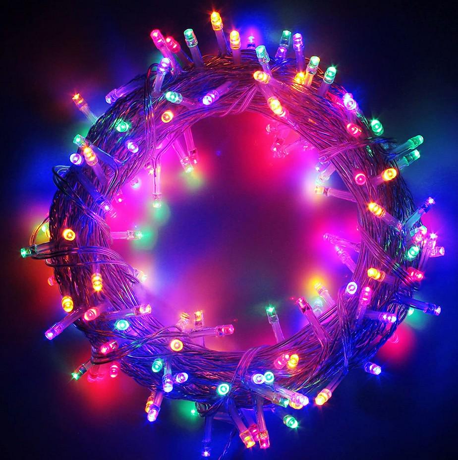 Гирлянда светодиодная 300 LED 15 м Разноцветный (01-0060)