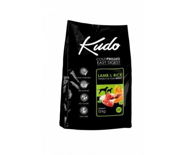 Корм сухий KUDO ягня з рисом для дорослих собак середніх і великих порід 3 кг (47707)