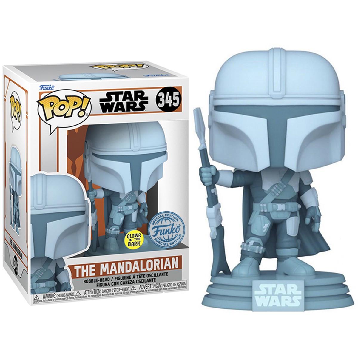 Дитяча ігрова фігурка Funko Pop Exclusive Star Wars The Mandalorian 10 см (SW GW 345)