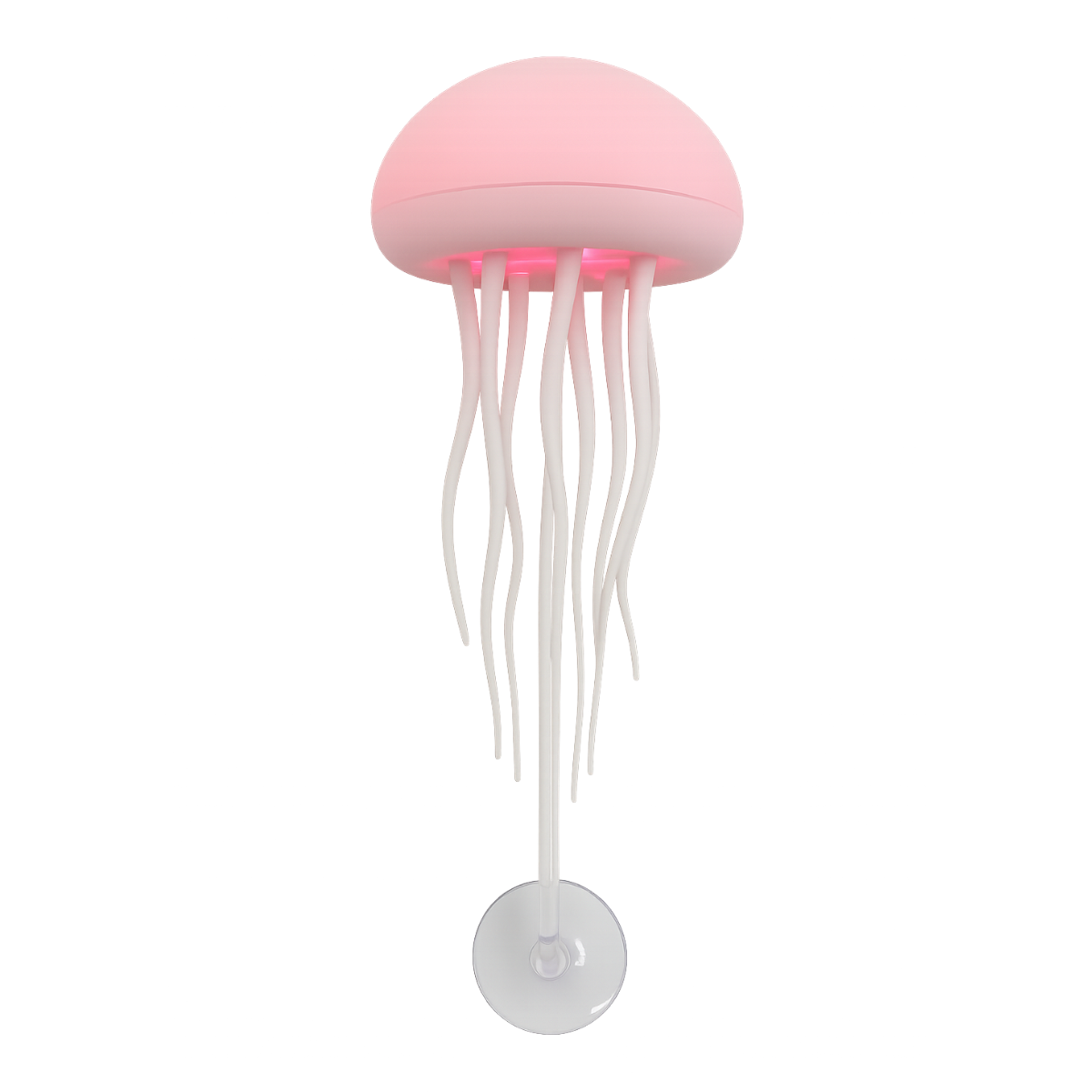 Ночник в виде медузы с вращательными движениями RGB Белый (RNL-056)