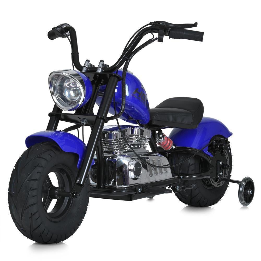 Детский электромотоцикл Bambi HELD M 6016AL 2-колесный 350W 36V Синий