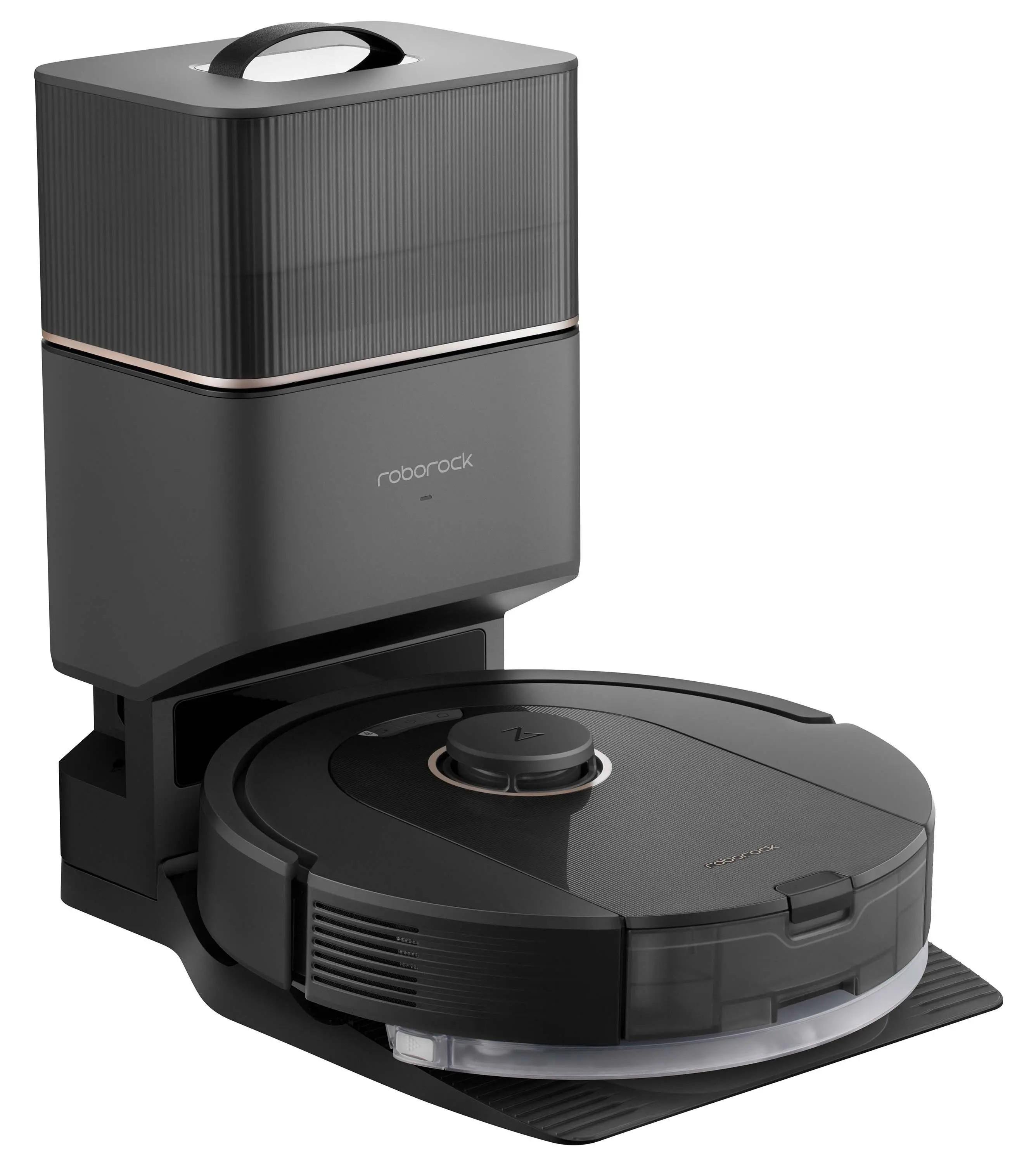 Робот-пилосос з вологим прибиранням Roborock Q5 Pro+ Black (Q5PRP52-00)