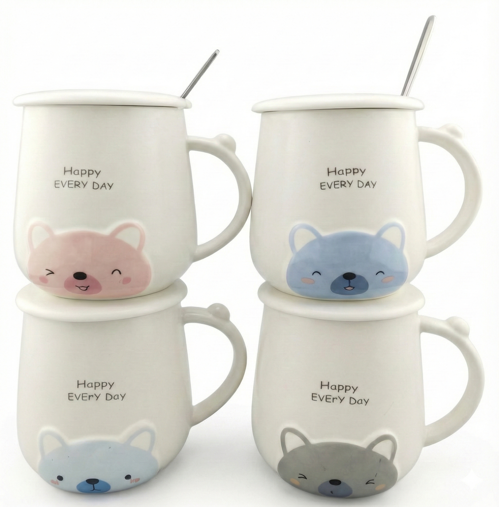 Набор чашек 400 мл (042-3)