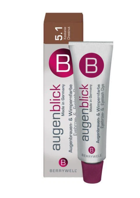 Краска для бровей и ресниц Berrywell Augenblick № 5.1 15 мл Каштановая (32010493)