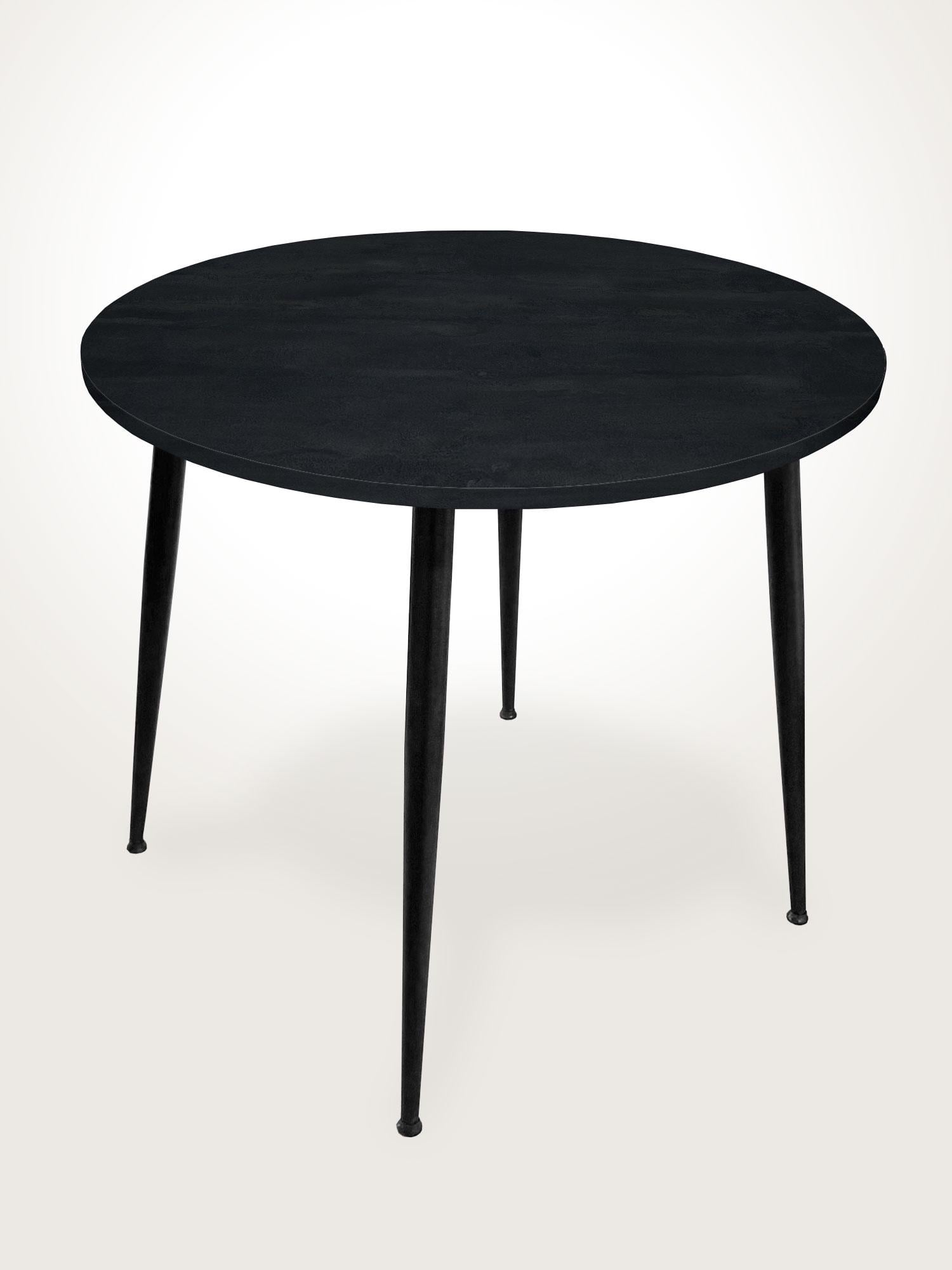 Обідній стіл Fusion furniture Раунд 800 Чорний/Вугільний камінь Обідній стіл Fusion furniture Раунд 800 Чорний/Вугільний камінь