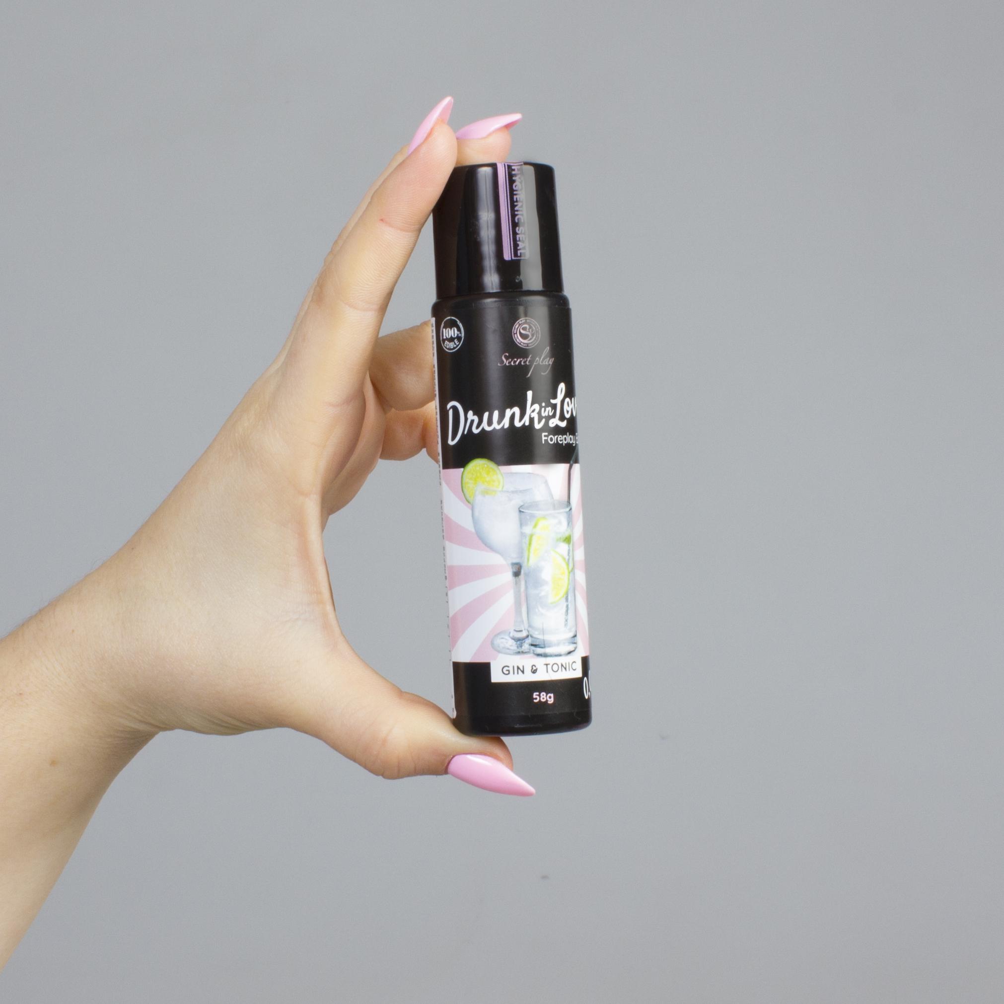 Вкусовой лубрикант Secret Play Gin & Tonic Balm Drunk In Love 60 мл - фото 2