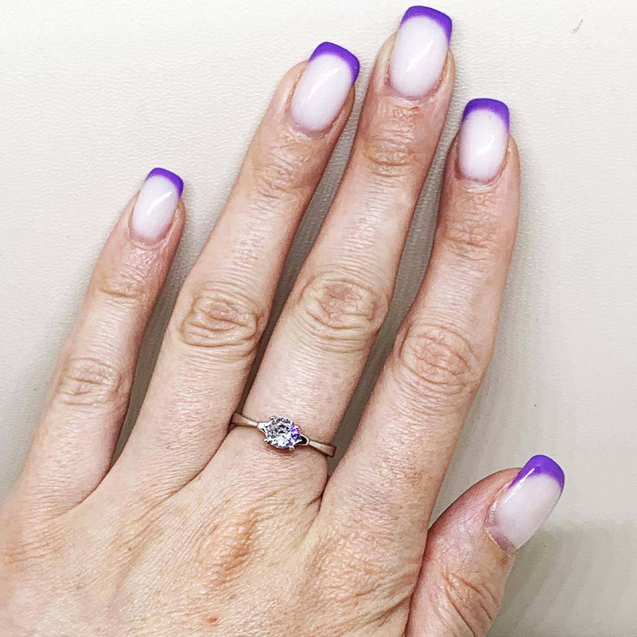 Кольцо серебряное с кубическим цирконием р. 17 2,31 г (1696463234)