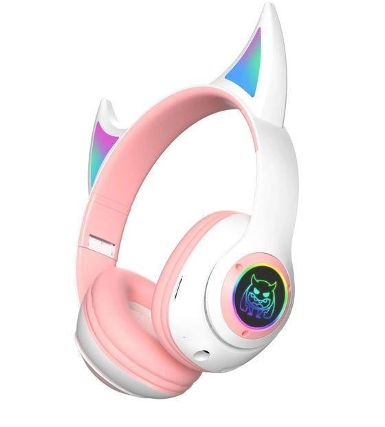 Наушники Cat с кошачьими ушками STN-25 Bluetooth Розовый