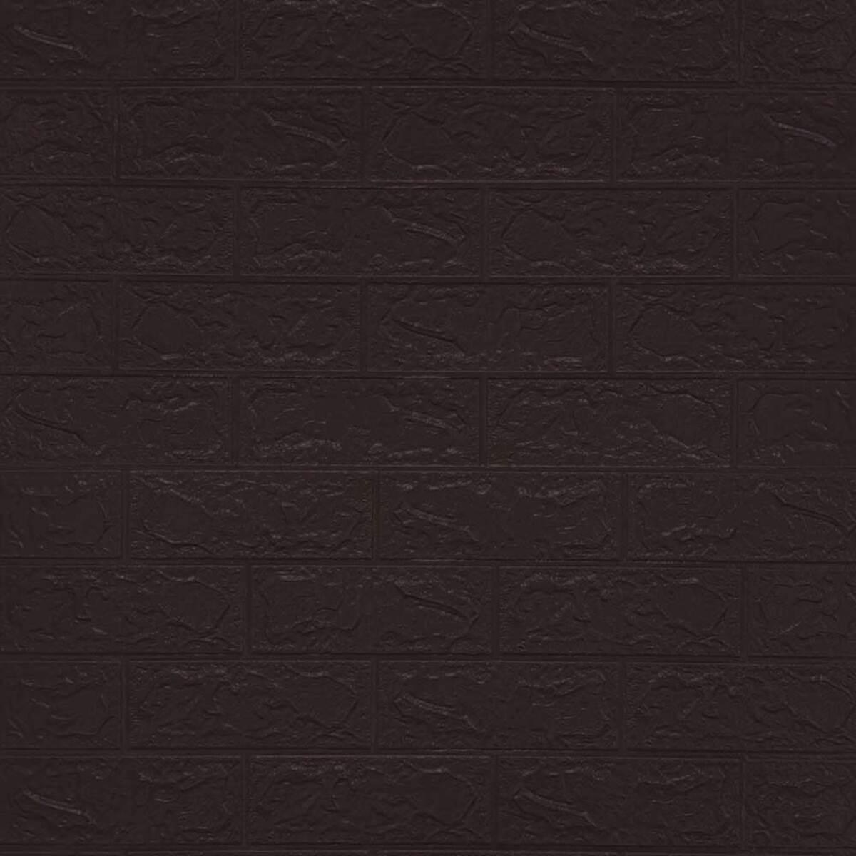3D панель самоклеюча декоративна Цегла 700x770x3 мм Кавовий (SW-0000054312)