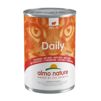 Консервированный корм Almo Nature с говядиной для кошек взрослых 400 гр.