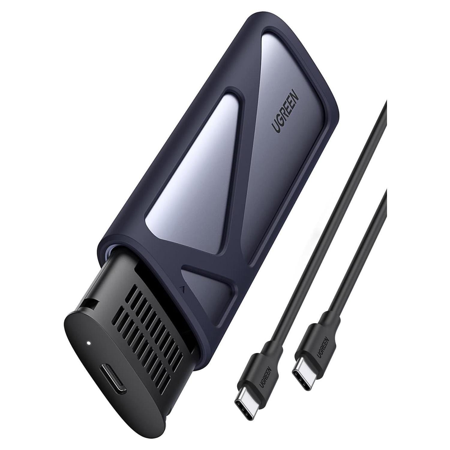 Внешний карман для SSD UGREEN CM400 M.2 NVMe/USB-C/10 Гбит/с Серый (10902)