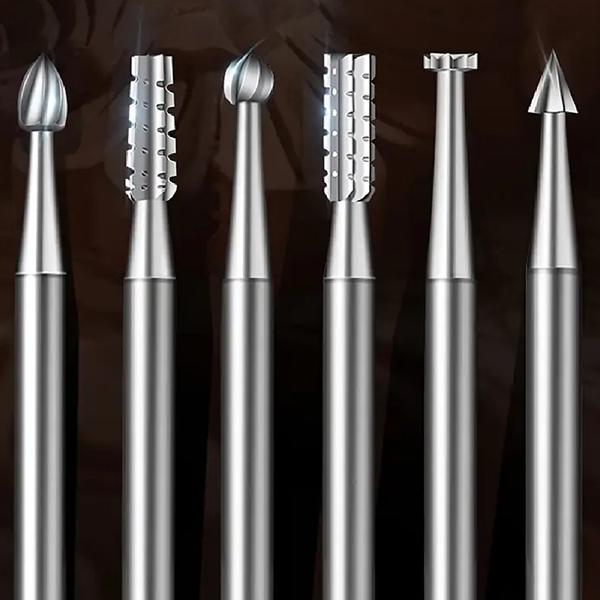 Набор фрез по дереву для шлифовки/вырезки для создания отверстий и декоративной резьбы 6 шт. 0,9 мм (AN00501-1) - фото 8 Набор фрез по дереву для шлифовки/вырезки для создания отверстий и декоративной резьбы 6 шт. 0,9 мм (AN00501-1) - фото 8