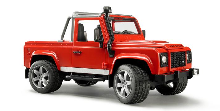 Іграшка Джип Bruder Land Rover Defender пікап (02591)