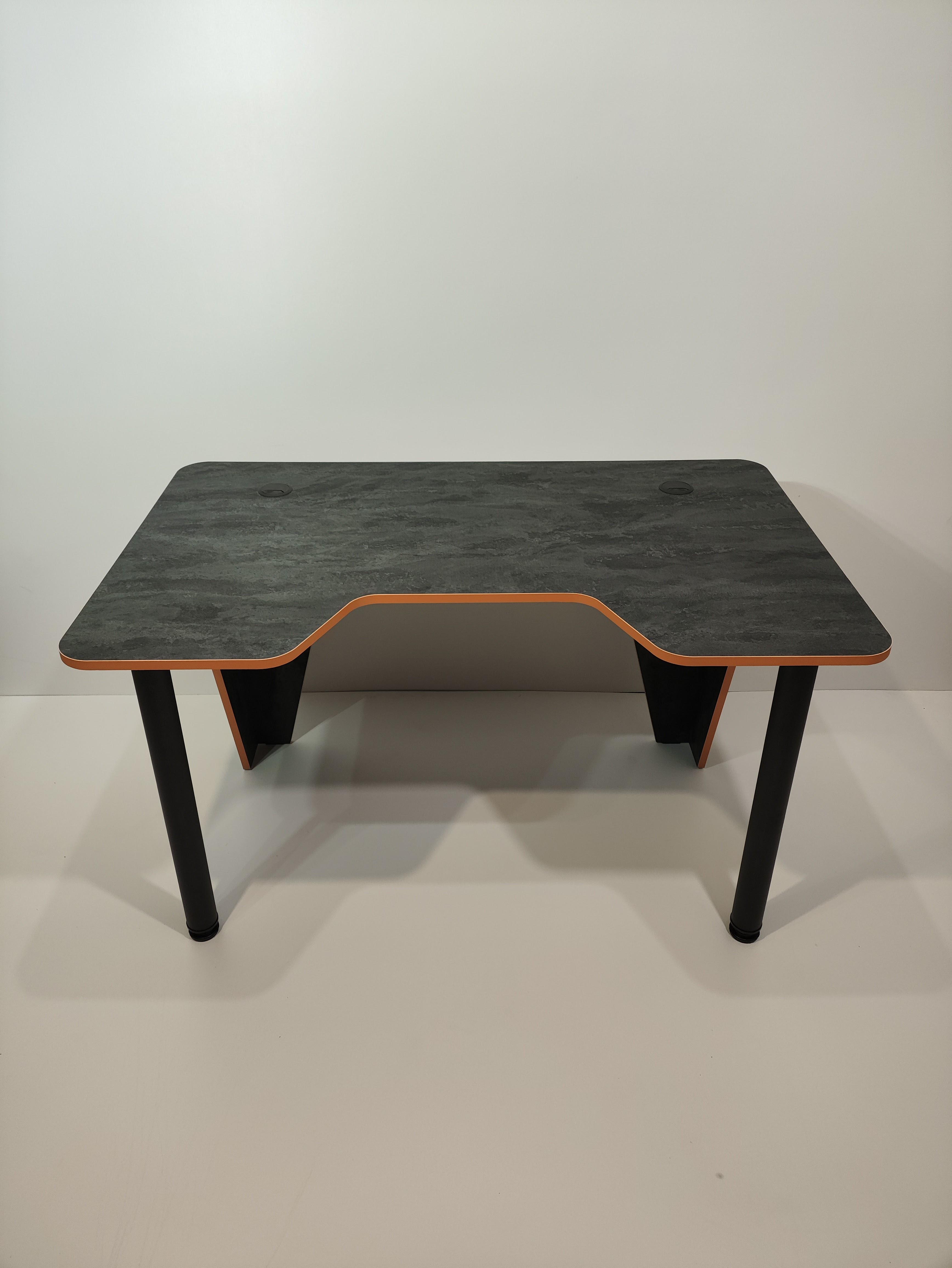 Стол компьютерный PlayStol Model 2 геймерский игровой 1300х800х730 мм Угольный камень