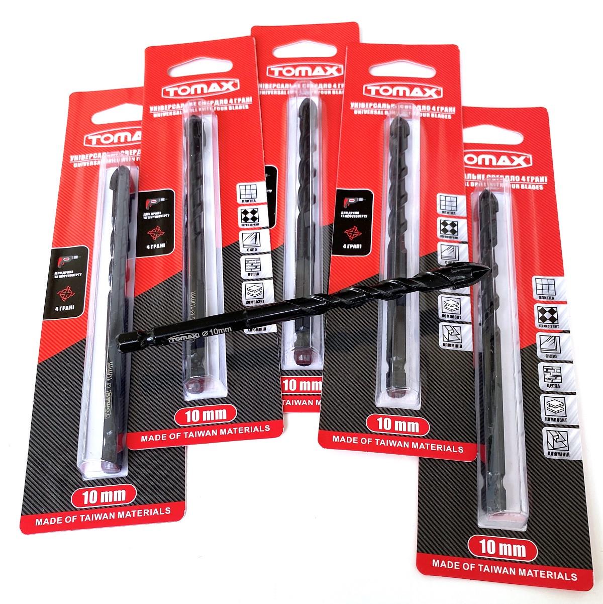 Свердла для керамограніта/плитки TOMAX 10 мм квадро (2339526161) - фото 5 Свердла для керамограніта/плитки TOMAX 10 мм квадро (2339526161) - фото 5
