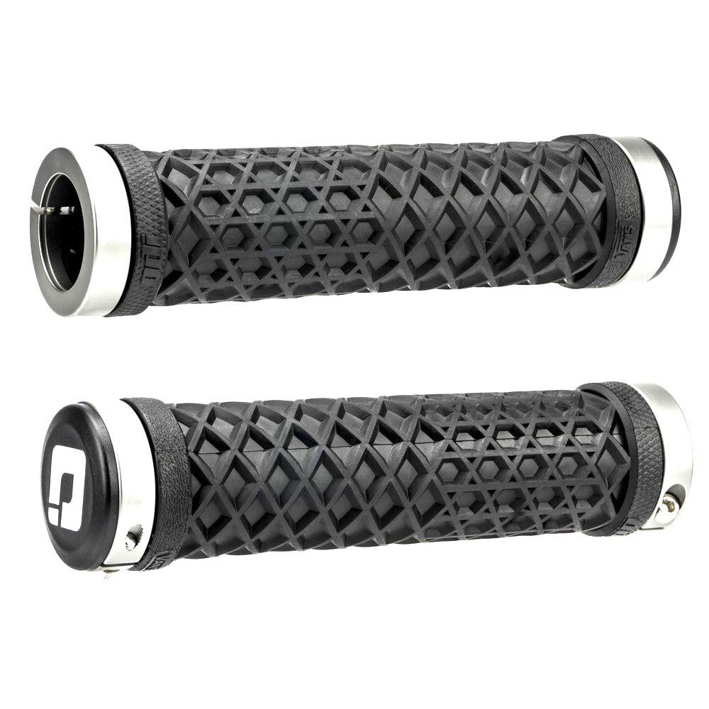 Грипсы ODI Vans Lock-On Grips Black w/White Clamp (D30VNB-W)