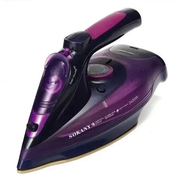 Утюг ручной паровой Sokany беспроводной для одежды 2400 Вт (5699) - фото 3