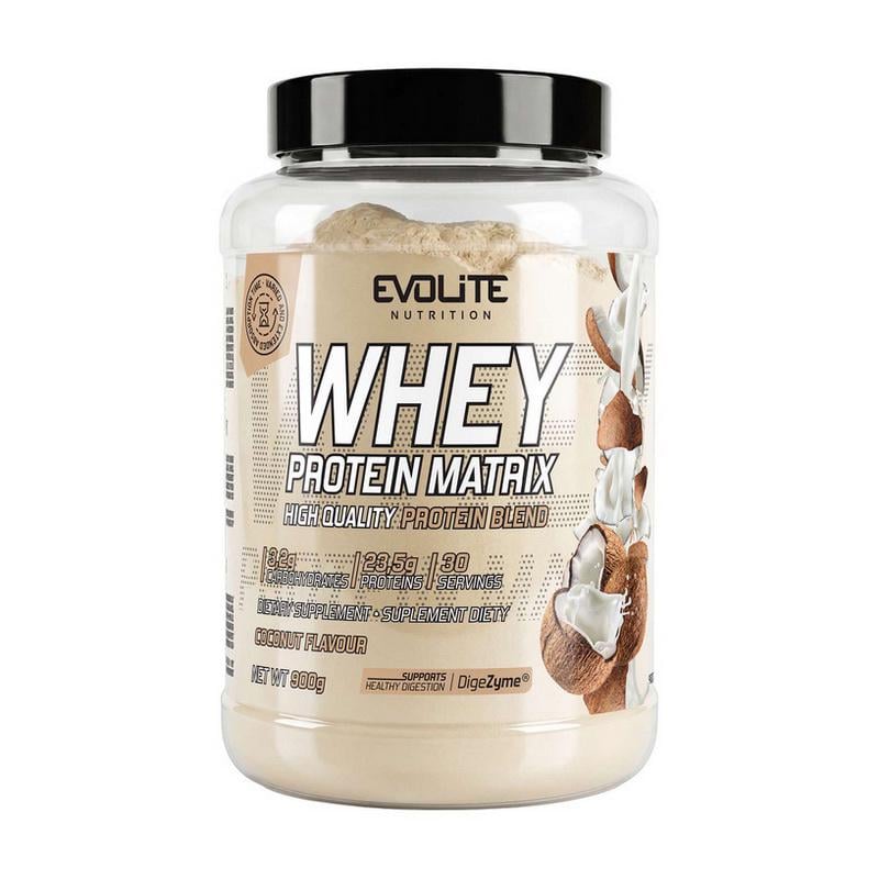 Протеин комплексный Evolite Whey Protein Matrix 900 г Кокос