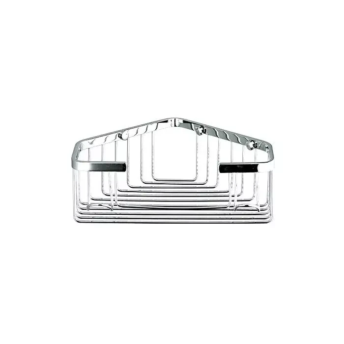 Полиця кутова Frap F351 240х55 мм Нержавіюча сталь/Хром (29831099)