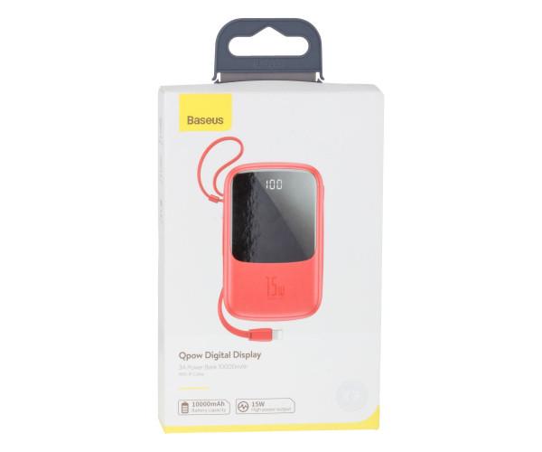 Повербанк Baseus PPQD-A Q Pow With Type-C 3 A 15 W 10000 mAh Red - фото 2