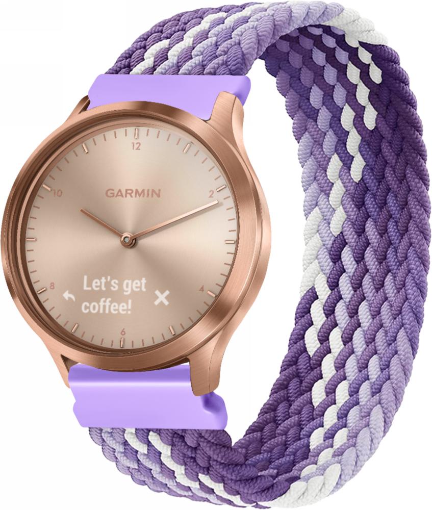 Ремешок Solo Loop Multi для Garmin Vivomove HR (135 мм) Violet (25167-2F)