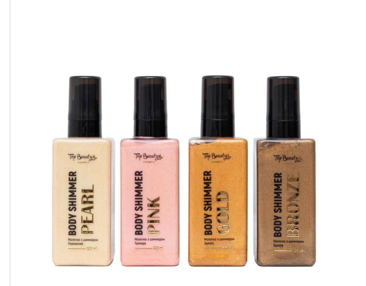 Молочко Top Beauty Body Shimmer Gold з шиммером 125 мл Бронзовий (193) - фото 3 Молочко Top Beauty Body Shimmer Gold з шиммером 125 мл Бронзовий (193) - фото 3